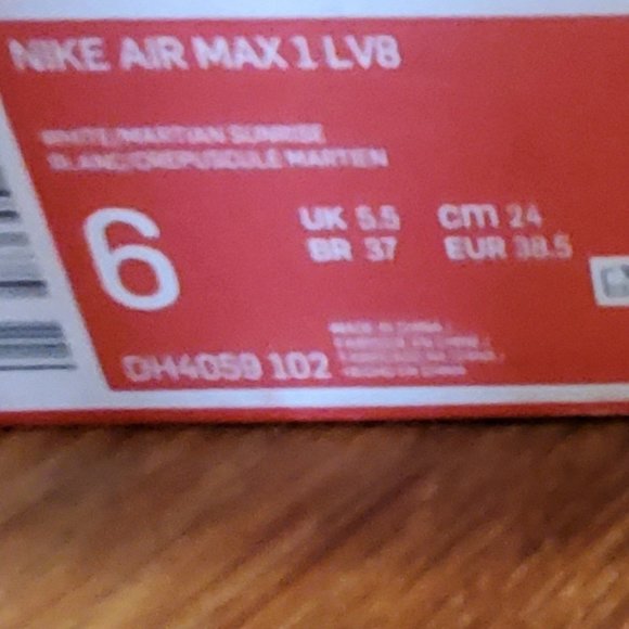 Nike Air Max 1 LV8 "Martian Sunrise" - GS 6Y (Women US 7.5) - Picture 2 of 5